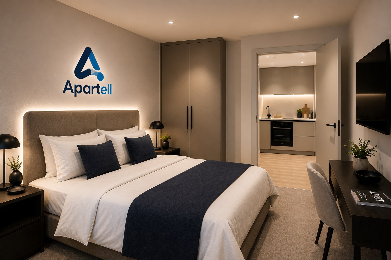 Apartell apartment bedroom